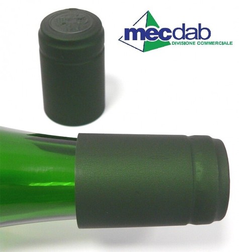 sourcing map 100 capsule termorestringenti in PVC per bottiglie di vino