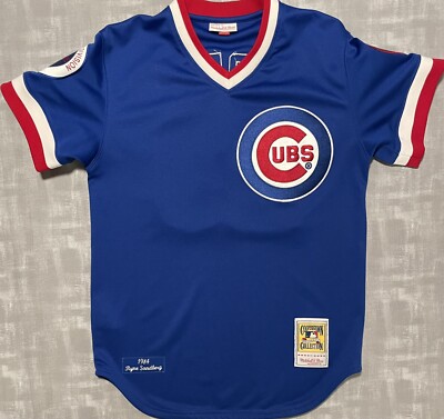 Mitchell &amp; Ness - 美品　ライネ・サンドバーグ　シカゴ カブス　ユニフォーム　サイズ54 MLB Vintage - Mitchell & Ness - Cubs - Ryne Sandberg - 100th