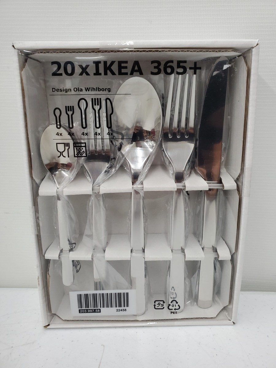 IKEA 365+ 20-piece flatware set, stainless steel 203.997.58