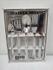 IKEA 365+ 20-piece flatware set, stainless steel  203.997.58 (131798-1 JR S3)