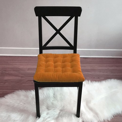  15 Zoll Quadratisch getuftete Plüsch Stuhlauflage/Kissen Küche Barhocker Esszimmer Raffhalter - Bild 127 von 181