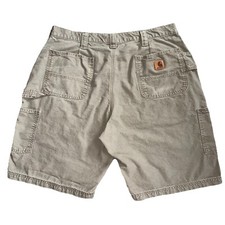 Vtg Carhartt Canvas Work Utility Carpenter Shorts Size 40 B147 Baggy Skater Y2K