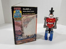 Vintage Super Go Bots GoBots Cy-Kill Motorcycle with Box
