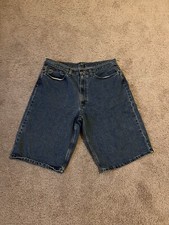 Vintage Polo Ralph Lauren Banner Shorts/Jorts Mens 36 Denim Y2K Baggy