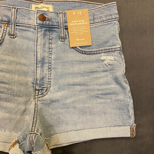 NEW Madewell High-Rise Denim Shorts Womens Sz 29 NF031 With Magic Pockets - Picture 5 of 17