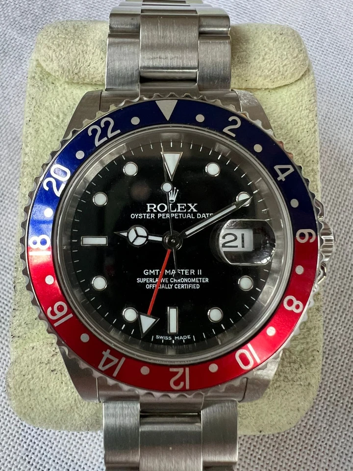 Rolex GMT-Master II 16710 -  PEPSI - Special with "ERROR DIAL" 3186 caliber mov. - Image 2 of 4
