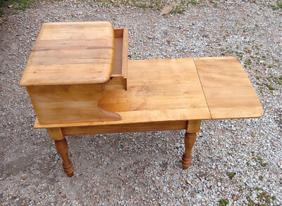 Mid Century Solid Maple Step End Table by Cloud (SET65) | eBay