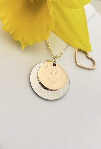 Personalised Name Necklace 13th 16th 18th 21st Special Birthday Gift - Picture 3 of 4