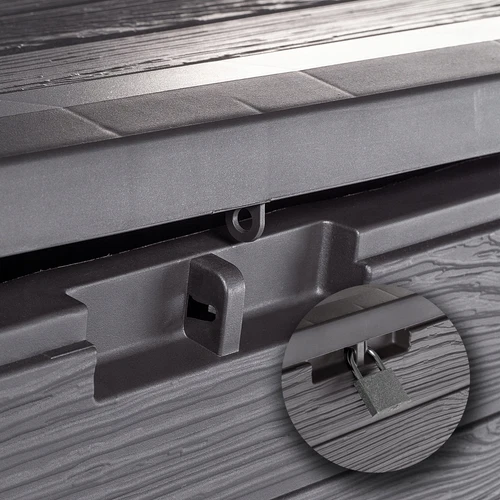 KADAX Gartenkiste, Aufbewahrungsbox aus Kunststoff - Bild 10 von 23