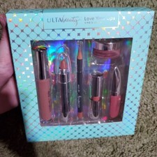 Ulta Beauty Love Your Lips 6 Piece Collection Set Lipstick, Lip Gloss Crayon