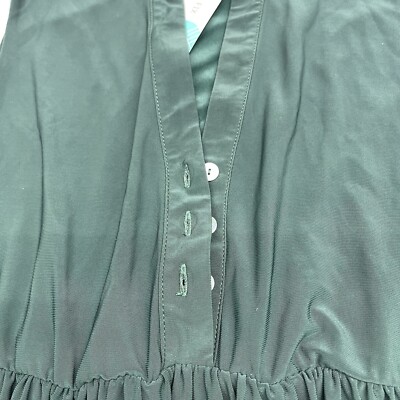 Gilli Ashanti Dark Green Tiered Maternity Dress Women's Size Medium | eBay