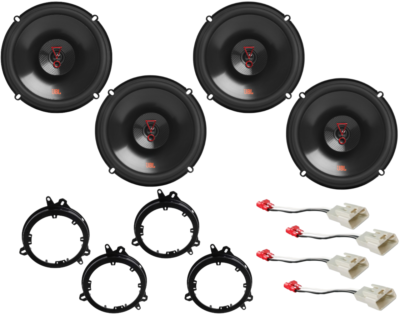 JBL T205 4.5 Inch Car Speaker 4Ω 60WUsed 4x JBL 450w - Pair Front & Rear Car Speaker Replacement for 2005