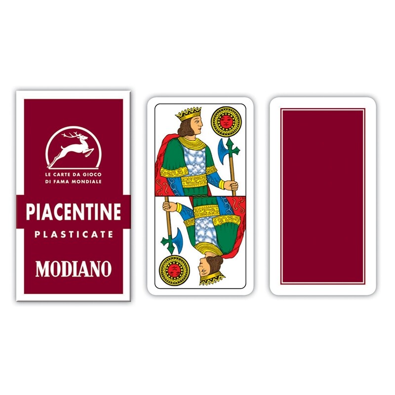 Carte Piacentine Bordeaux F/N Modiano