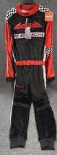 Disfraz de piloto de coche de carreras mono para hombre adulto LG PJ’s 1 pieza cosplay felpa calce ajustado
