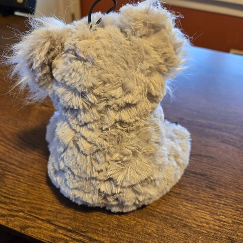 Patchwork 7" Pastel Koala Dog Toy w/Squeaker Grey Snuggler, Cuddling New - Picture 3 of 3