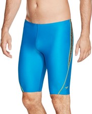Speedo Men's Relaunch Splice Jammer Amalfi Blue Swimming NWT Size 36