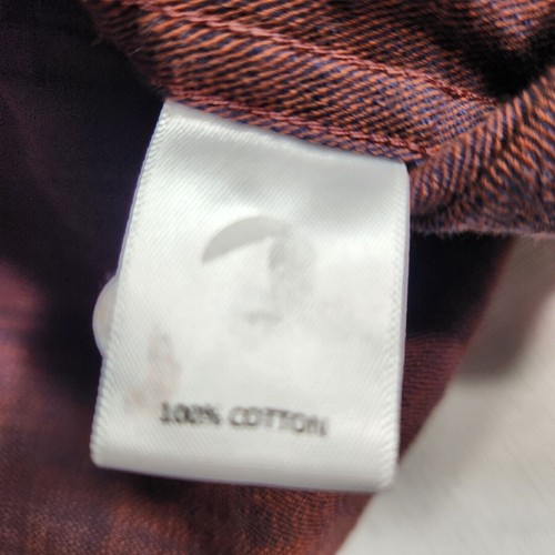 Solaris Men's Long Sleeve Button Down Shirt Cotton Rust Size M NWT.   50 - Picture 4 of 9