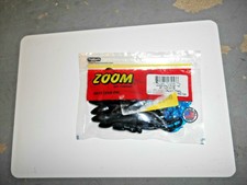 Zoom 002-003 Electric Blue Lizard 6/" Soft Plastic Fishing Lure 9 Pack