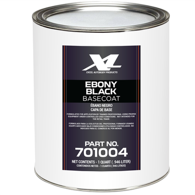 #ad Excel Auto Body Products EBONY BLACK BASECOAT QT $30.00