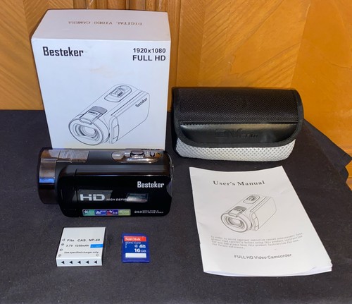 Besteker - High Definition HD Camcorder - HDV-312P - Black - With SD Card - Picture 1 of 6