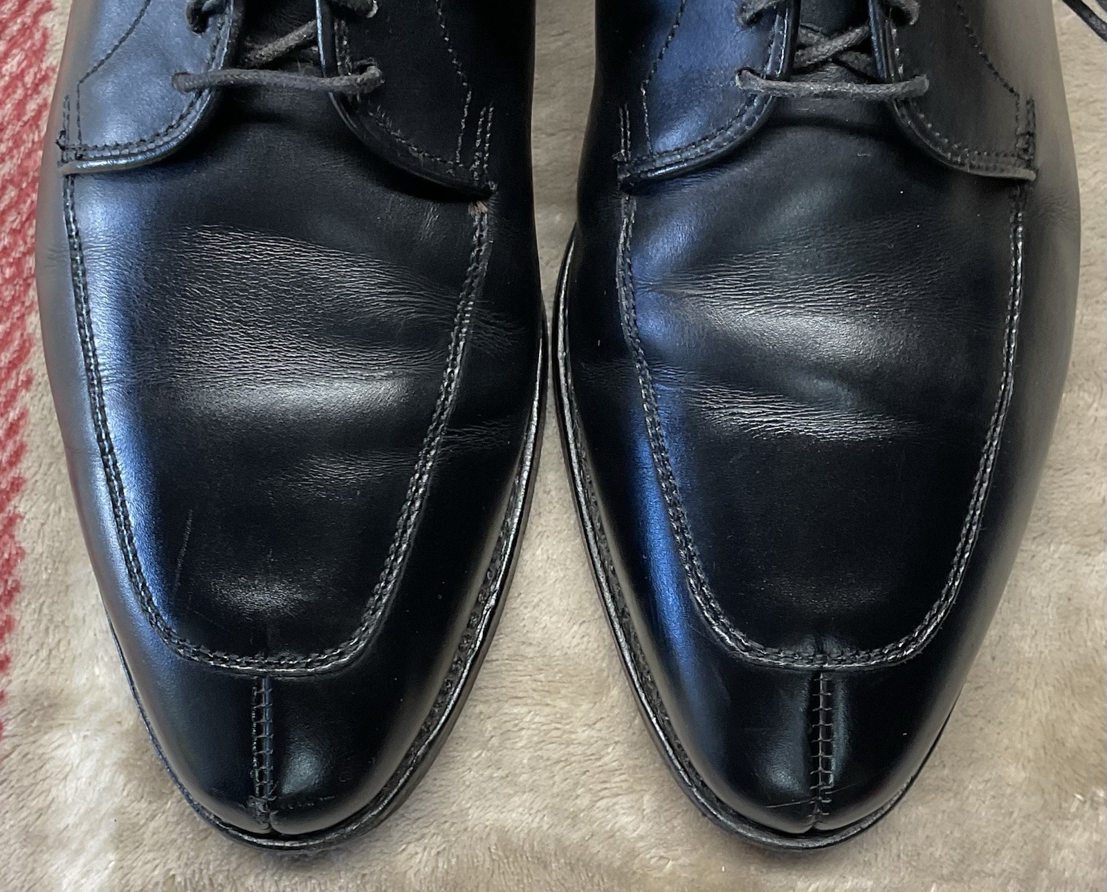 ALLEN EDMONDS DELRAY Split Toe Black Leather Dres… - image 14