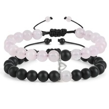 Couple Matching Bracelets, Bf And Gf Bracelets, Best Friend Bracelet,Stretch Adj