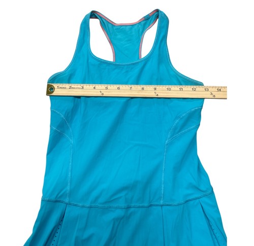 Ivivva Dress Girls 14 Blue Athletic Tennis Racerback Perforated Activewear Youth - Picture 3 of 5