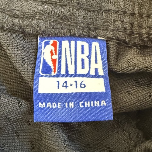 NBA Boys Youth 14/16 Shorts - Elastic Waist, 8” Inseam, Black | Free Shipping - Picture 5 of 7