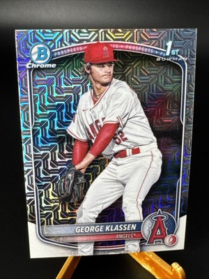 GEORGE KLASSEN 2025 Bowman 1st Chrome Mega Box #BCP-63 Mojo Refractor AAB
