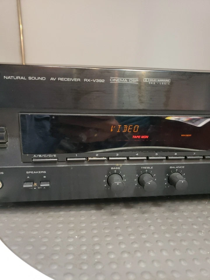 Yamaha RX-V392 AV/ Cinema Dsp Receiver - Tested,  Original Box - Image 3 of 4