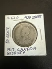 1917 Canada Silver 50 Cents HALF DOLLAR  GEORGE V