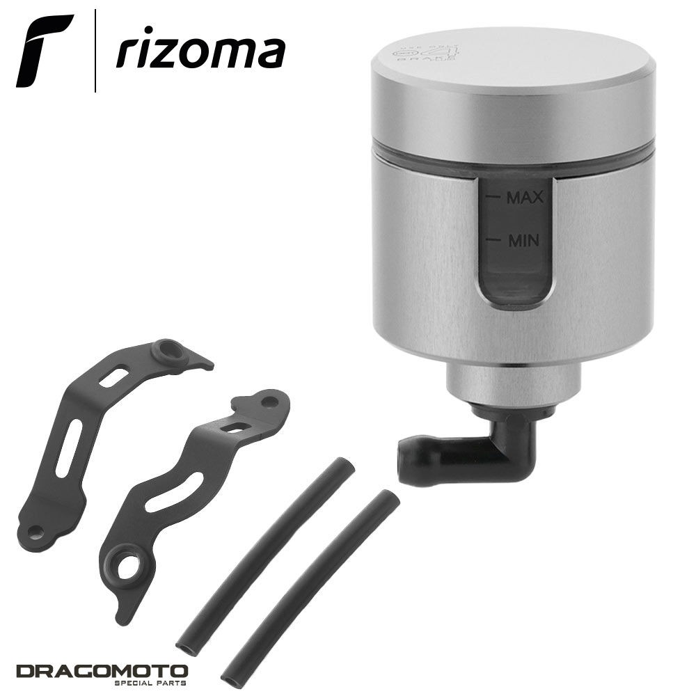 Réservoir Rizoma CT155A en aluminium CNC argent pour Ducati Panigale V4 S 1100