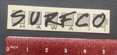SURFCO HAWAII OG Vintage Skateboarding, Surfing Sticker