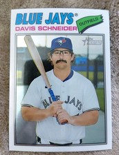 Davis Schneider BLUE JAYS 2026 Topps Heritage Chrome
