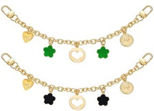 2 Pcs Bag Charms for Handbags, Women's Flower Bag Chains Pendant Accessories ...