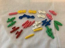 27 Vintage Goody  s Plastic Barrettes Hair Clips Mix Match Colorful