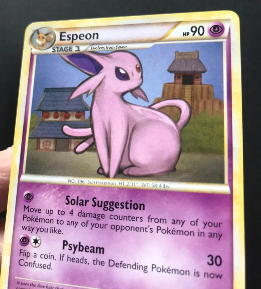 Espeon 2/90 HGSS Undaunted Theme Deck RARE NON-HOLO NON HOLO Pokemon Card - Image 3 of 4
