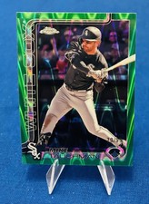 2025 Topps Chrome - Mike Tauchman #117 RayWave Refractor Green 79/99 - White Sox