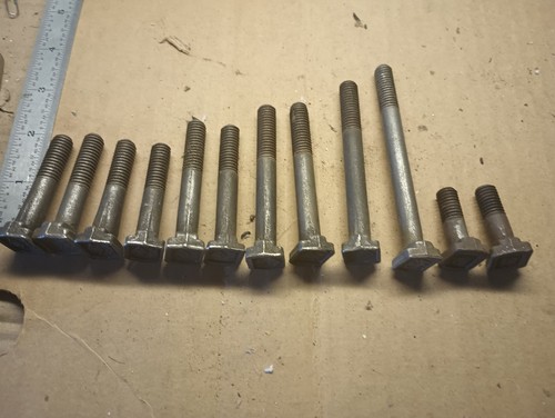 Lot Of 12 Various Williams T Nuts Studs And A7