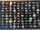 Gorgeous Vintage/Antique Costume Jewelry Rings 100 Pieces Lot Bundle — photo 4