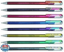 Pentel Hybrid Dual Metallic Liquid Gel Roller Pen YK110/8-M - Pack of 8 Pens
