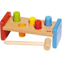 Goki Hammerbank Klopfbank Hammerspiel Kinder Klopfspiel Holzspielzeug Neu Ovp