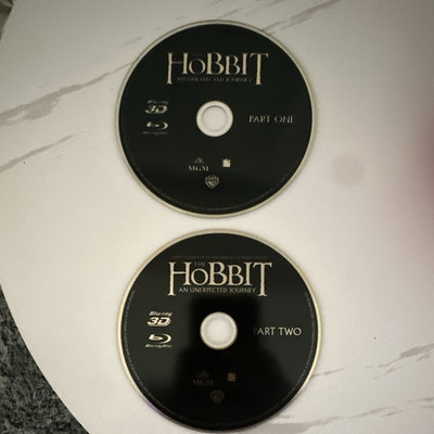 3D 2 Discs The Hobbit Franchise: An Unexpected Journey Blu-ray 3D Movie Disc Set