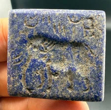 Indus  valley lapis Ancient   Intaglio  seal engraved rare stone stamp