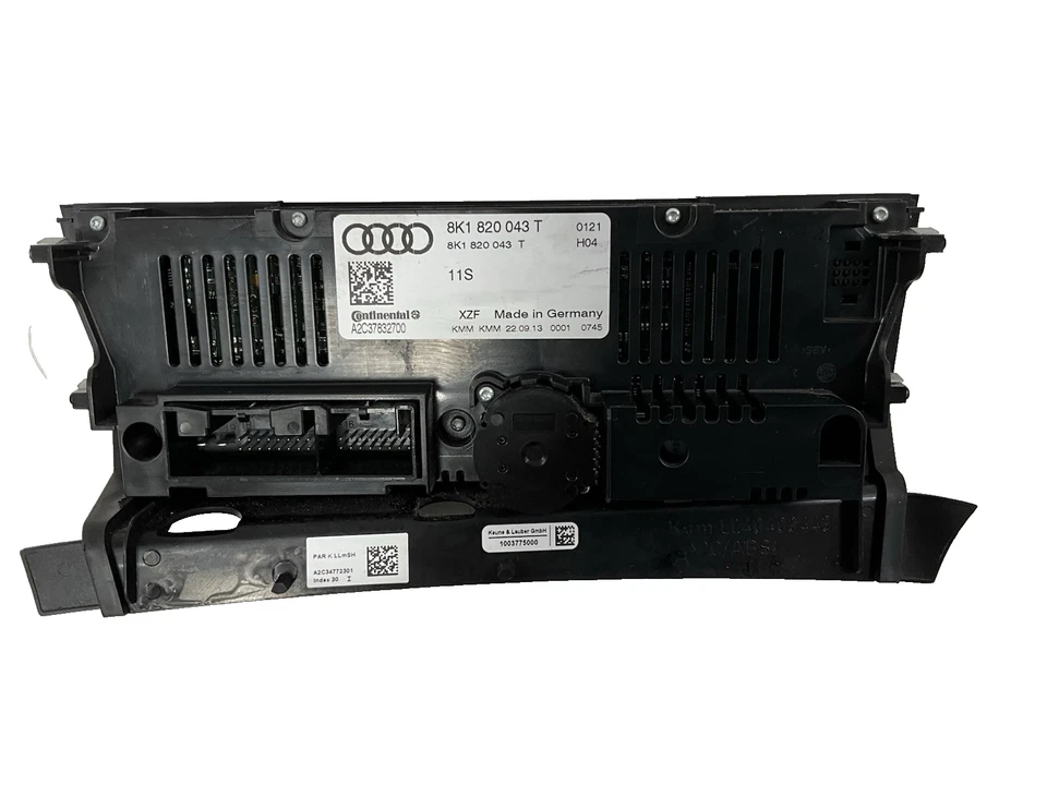 Audi Q5 2014 calefacción aire acondicionado control de temperatura panel interruptor 8K1820043T OEM Foto 3 de 4