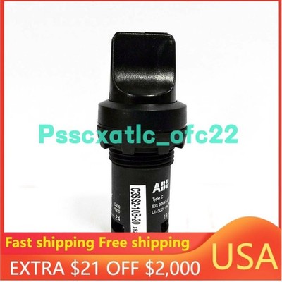 1PCS New ABB C3SS2-10B-20 1SFA619211R1026 Compact Selector Switch Black