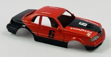 Vintage ROKAR MCar #6 Ford T-Bird Stocker Race Car HO Slot Car (BODY ONLY)
