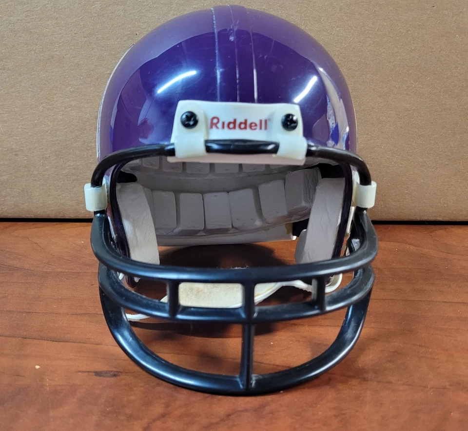 Мини-шлем NORTHWESTERN WILDCATS Riddell (черная маска для лица) - Изображение 3 из 4