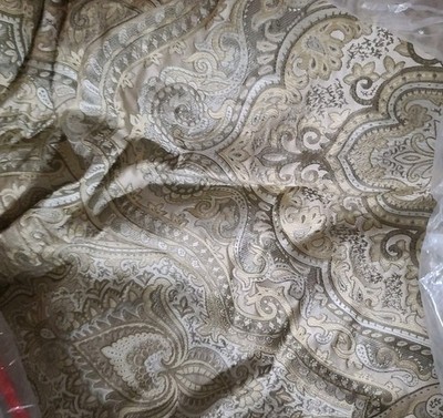 New Croscill Home Unknown Beige Ecru Paisley Full Comforter 80'' X 90''