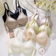 Womens Seamless Wireless Bra No Underwire Comfort Push Up Lifting Jelly Gel Bra